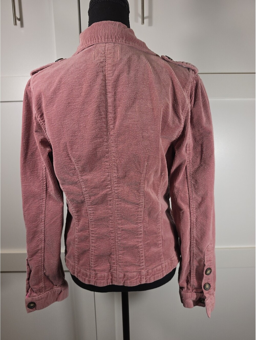 KUT from the Kloth Pink Corduroy Button Front Jacket Size M - Picture 3 of 7